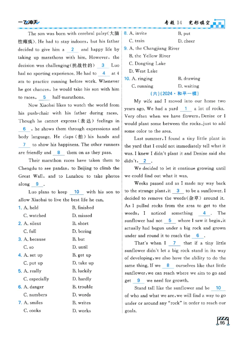 一飞冲天-中考专项精品试题分类-英语_《一飞冲天-中考专项》2026版_一飞冲天-中考专项（2026版）