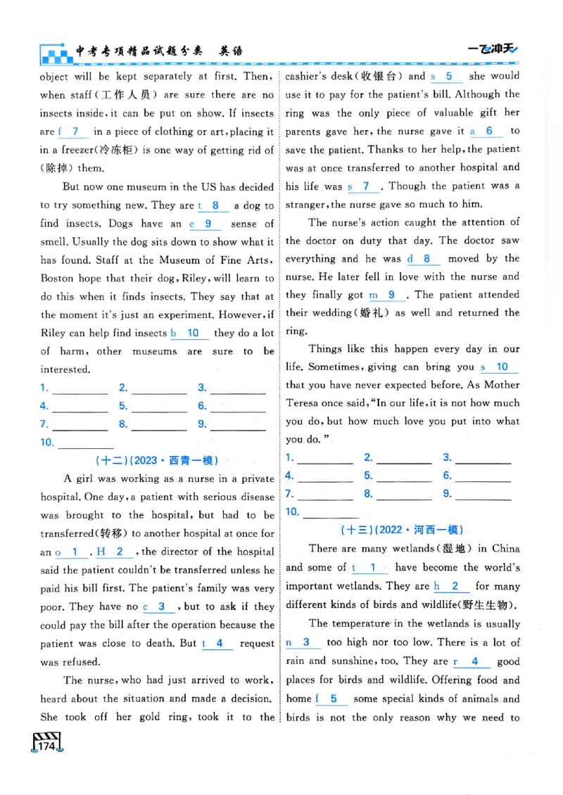 一飞冲天-中考专项精品试题分类-英语_《一飞冲天-中考专项》2026版_一飞冲天-中考专项（2026版）