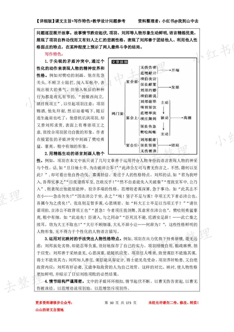 173页新版必修下册课文梳理文件@我到山中去_4-教培资料-26年最新资料-同步更新_初中高中教资_03科三专项（进去保存报考的学科即可）_12小某书热门博主（高中语文）