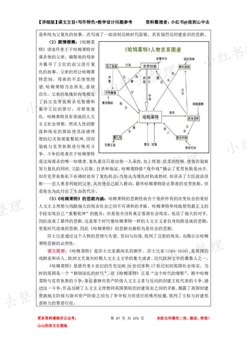 173页新版必修下册课文梳理文件@我到山中去_4-教培资料-26年最新资料-同步更新_初中高中教资_03科三专项（进去保存报考的学科即可）_12小某书热门博主（高中语文）