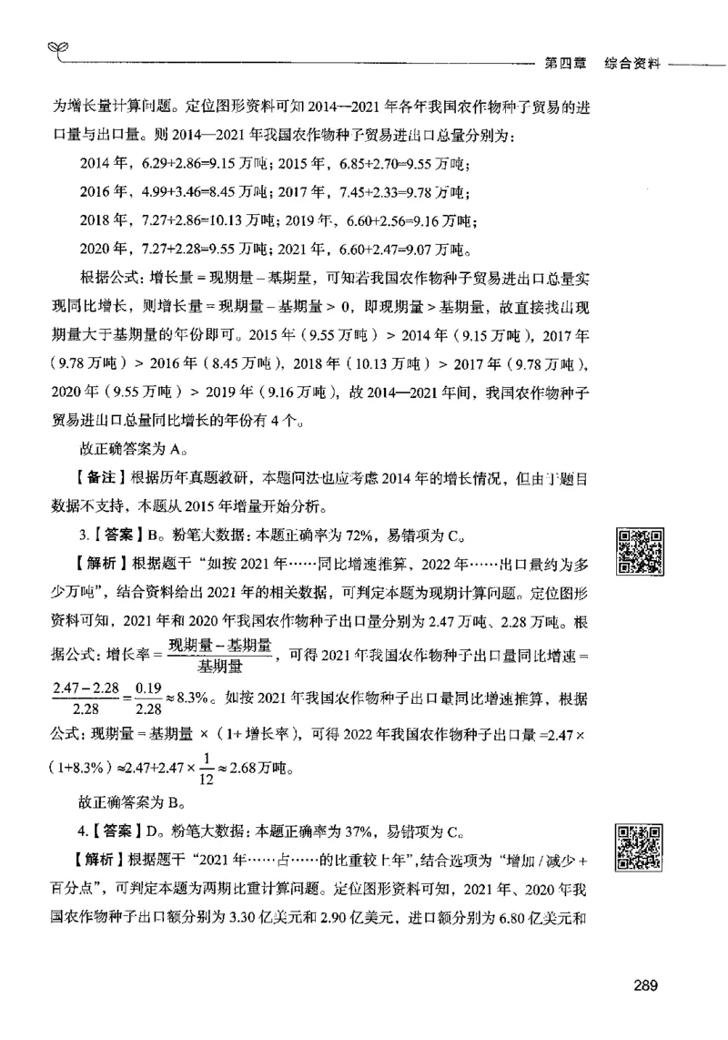 10资料分析（答案）2023年5月版_26吉林考备考资料包_11省考刷题包_04决战行测5000题_行测5000题2023年5月版次