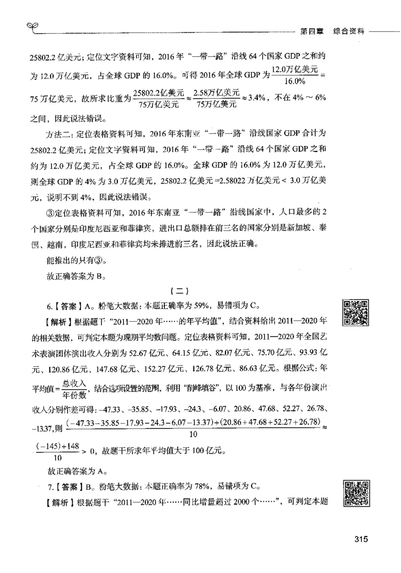 10资料分析（答案）2023年5月版_26吉林考备考资料包_11省考刷题包_04决战行测5000题_行测5000题2023年5月版次