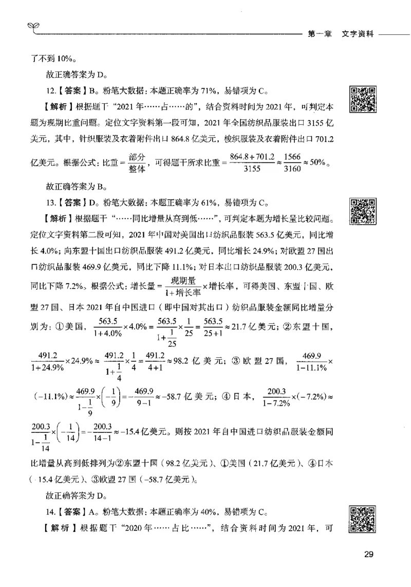 10资料分析（答案）2023年5月版_26吉林考备考资料包_11省考刷题包_04决战行测5000题_行测5000题2023年5月版次
