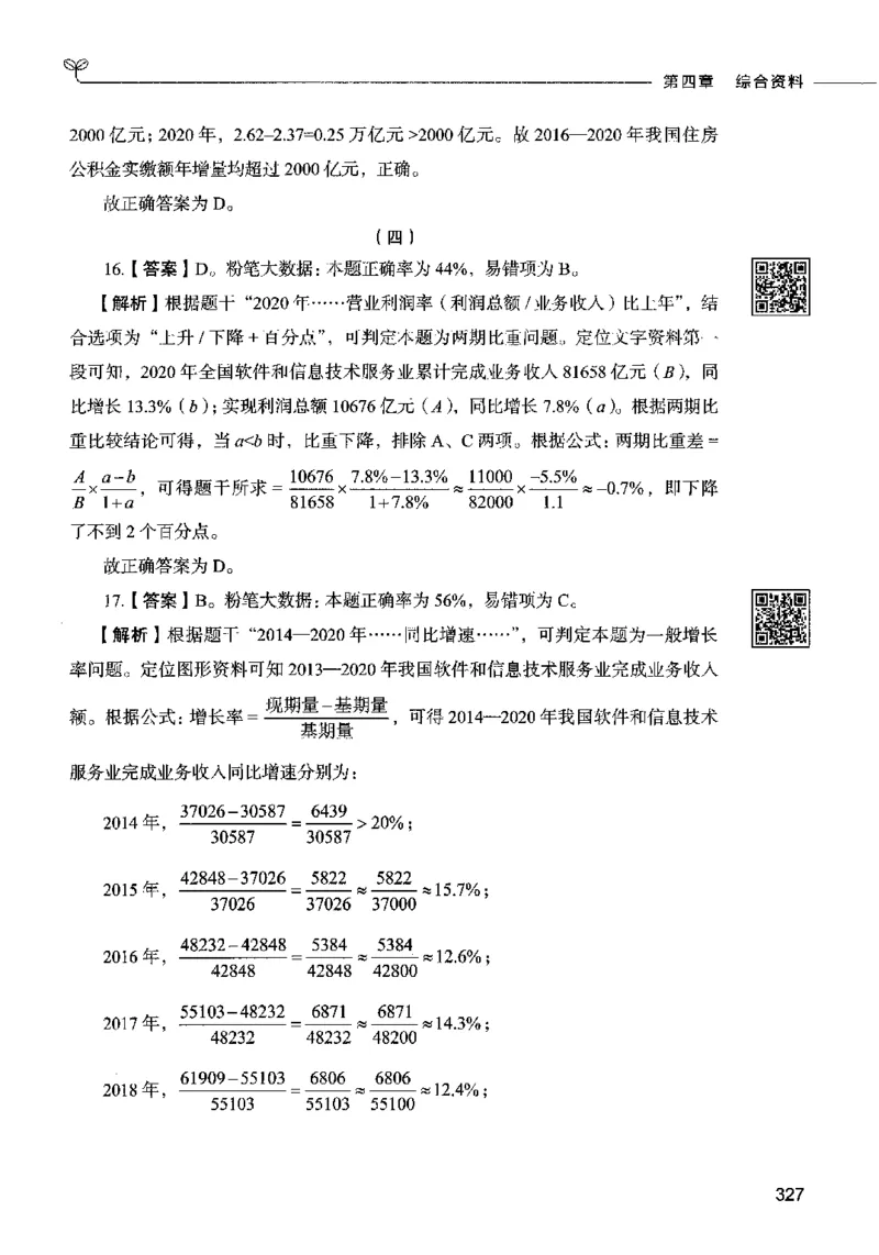 10资料分析（答案）2023年5月版_26吉林考备考资料包_11省考刷题包_04决战行测5000题_行测5000题2023年5月版次