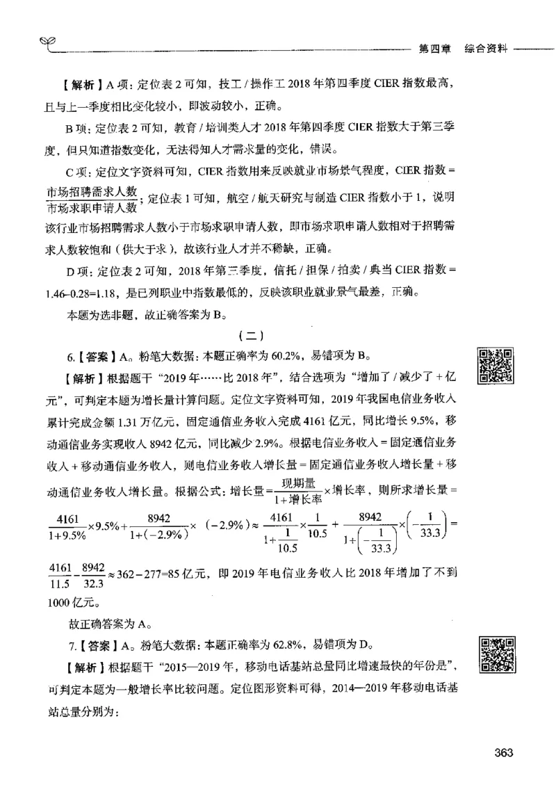 10资料分析（答案）2023年5月版_26吉林考备考资料包_11省考刷题包_04决战行测5000题_行测5000题2023年5月版次