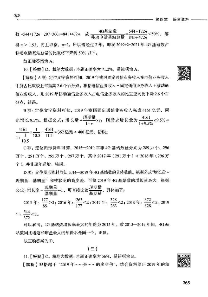 10资料分析（答案）2023年5月版_26吉林考备考资料包_11省考刷题包_04决战行测5000题_行测5000题2023年5月版次