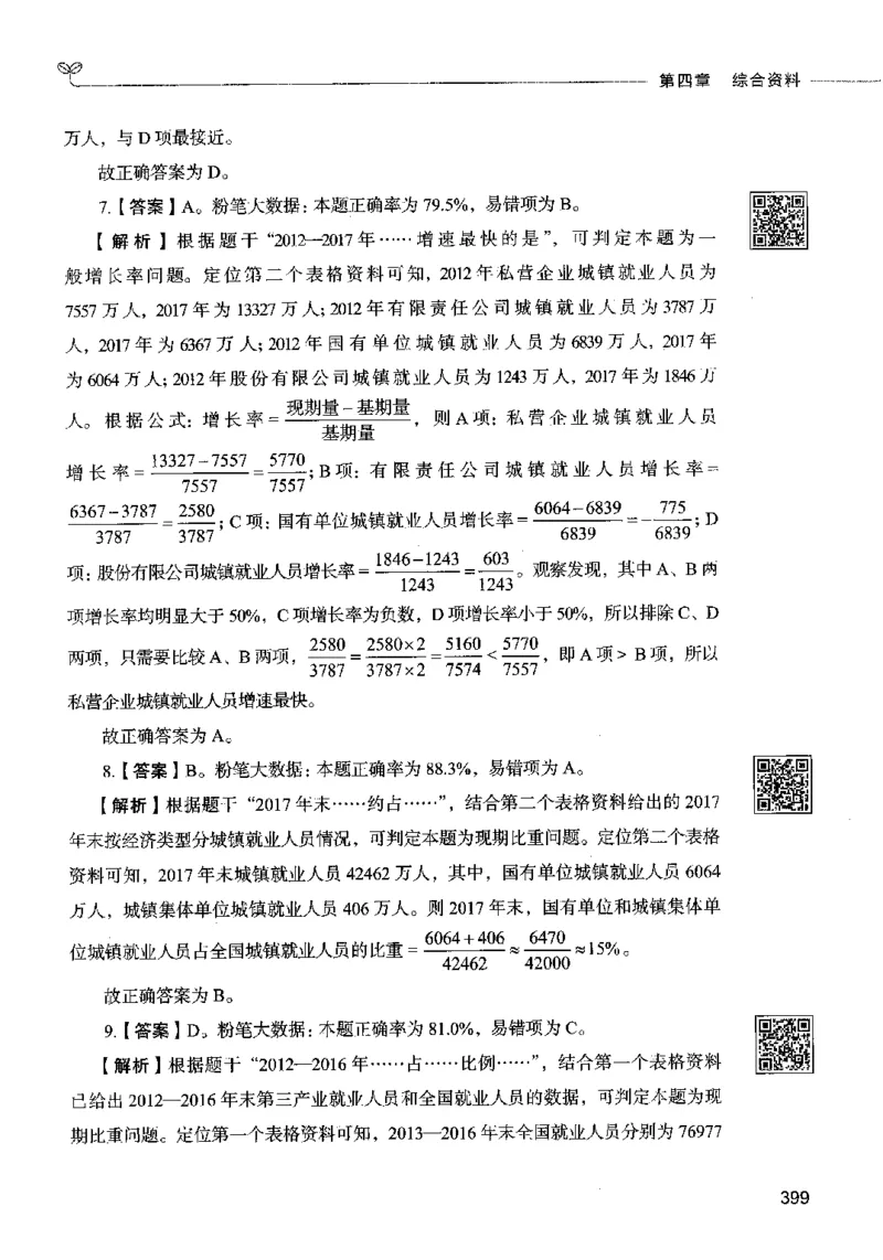 10资料分析（答案）2023年5月版_26吉林考备考资料包_11省考刷题包_04决战行测5000题_行测5000题2023年5月版次