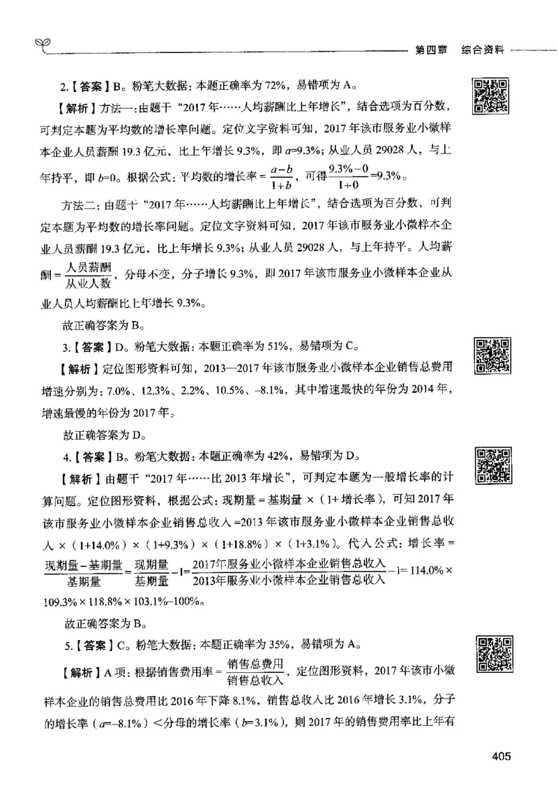10资料分析（答案）2023年5月版_26吉林考备考资料包_11省考刷题包_04决战行测5000题_行测5000题2023年5月版次
