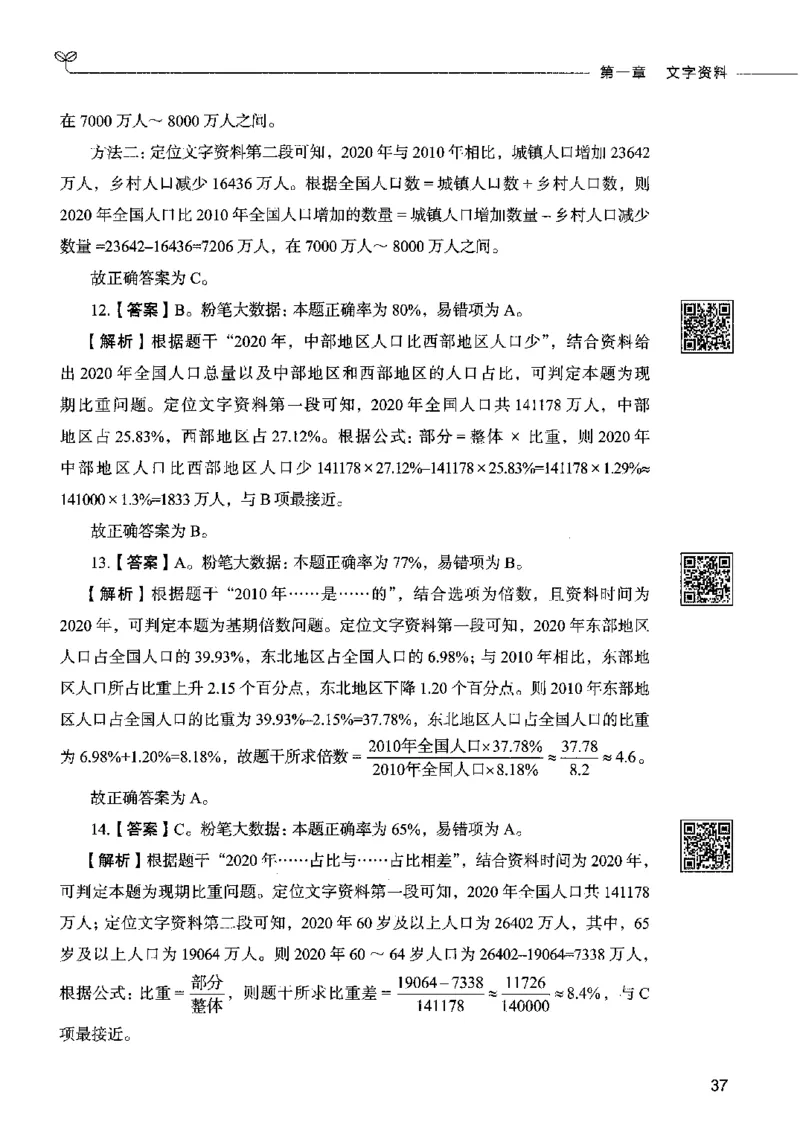 10资料分析（答案）2023年5月版_26吉林考备考资料包_11省考刷题包_04决战行测5000题_行测5000题2023年5月版次