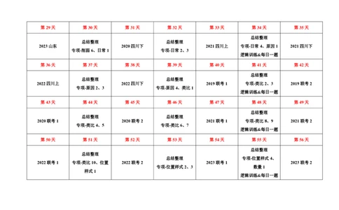 2024国考季-判断刷题计划表_26吉林考备考资料包_11省考刷题包_16判断刷题组_2024判断刷题组