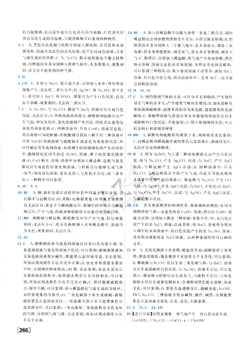 2025《一飞冲天-中考专项》化学答案_《一飞冲天-中考专项》2026版_一飞冲天-中考专项（2025版）