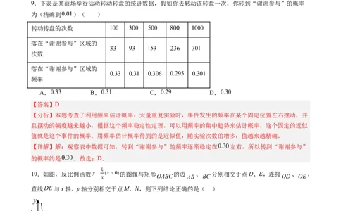 2024年中考押题预测卷（湖南长沙卷）-数学（全解全析）_2数学总复习_赠送：2024中考模拟题数学_押题预测