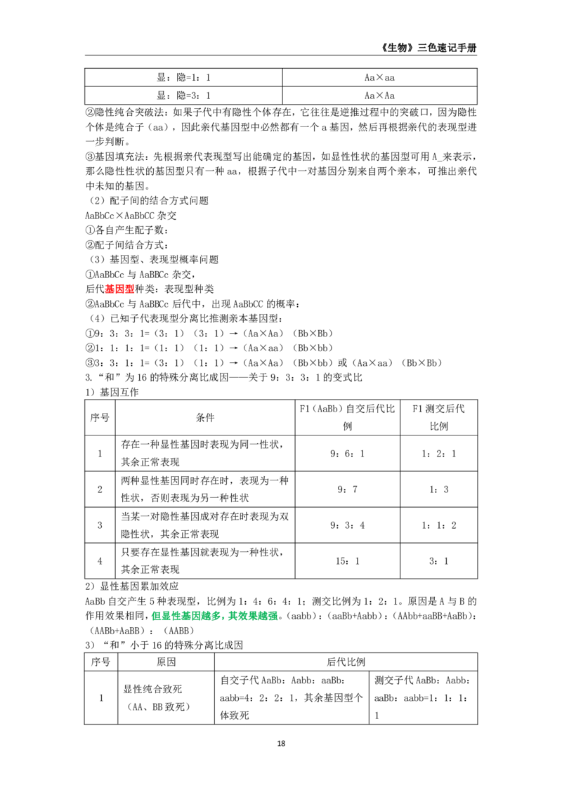 教师资格《（初中）生物》三色速记手册_教资_33教资笔试历年真题汇总（科一+科二+科三）_科三真题_02初中科三各科电子资料包合集_生物（资料文档）
