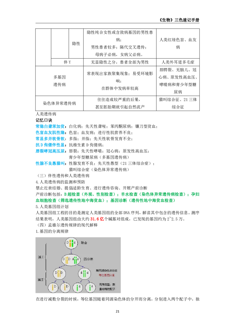 教师资格《（初中）生物》三色速记手册_教资_33教资笔试历年真题汇总（科一+科二+科三）_科三真题_02初中科三各科电子资料包合集_生物（资料文档）