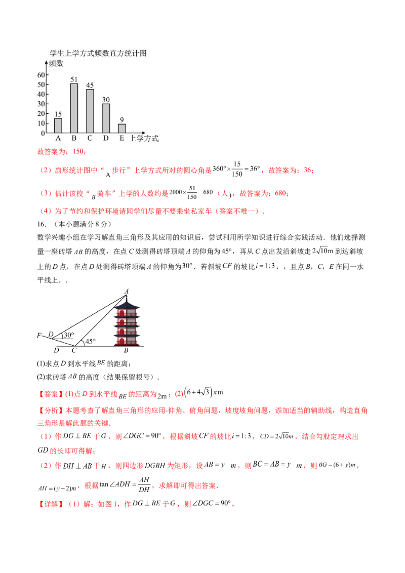 2024年中考押题预测卷01（成都卷）-数学（全解全析）_2数学总复习_赠送：2024中考模拟题数学_押题预测_2024年中考押题预测卷01（成都卷）-数学（含考试版、全解全析、参考答案、答题卡）