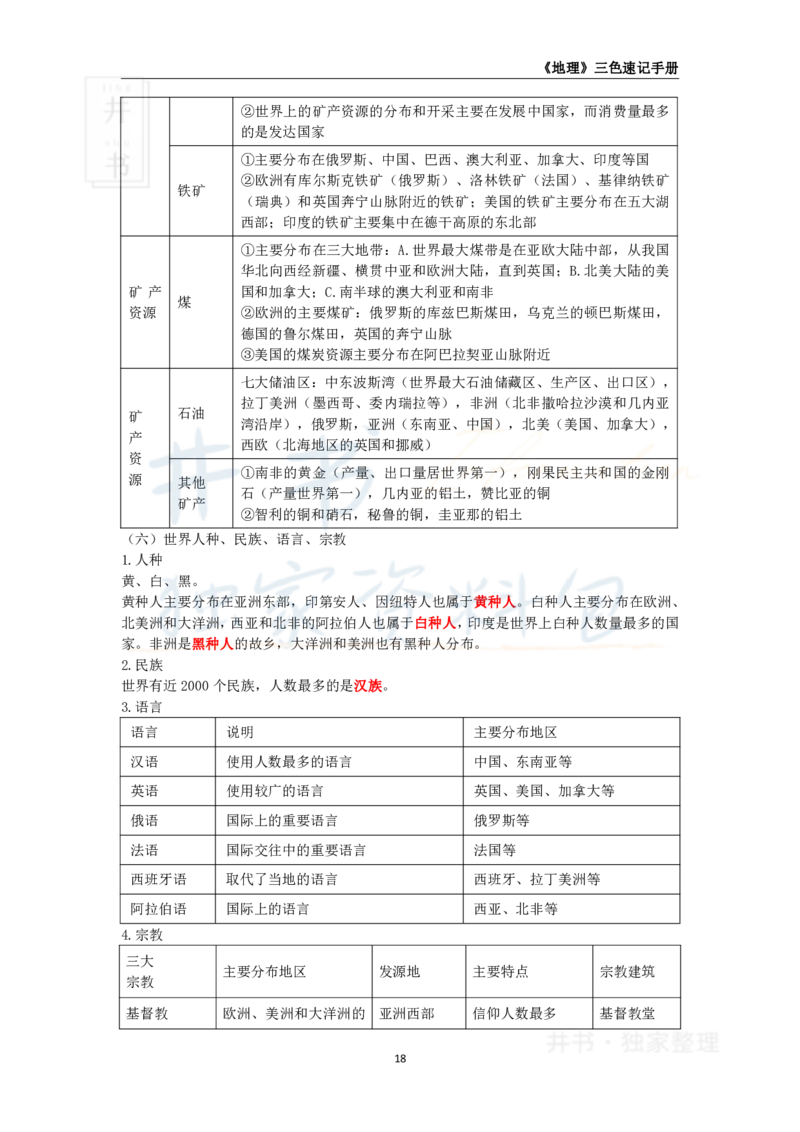 初中地理王炸秘籍3_教资_初高中2026教资_25下教师资格证_科三初中各科资料汇总_初中地理王炸秘籍