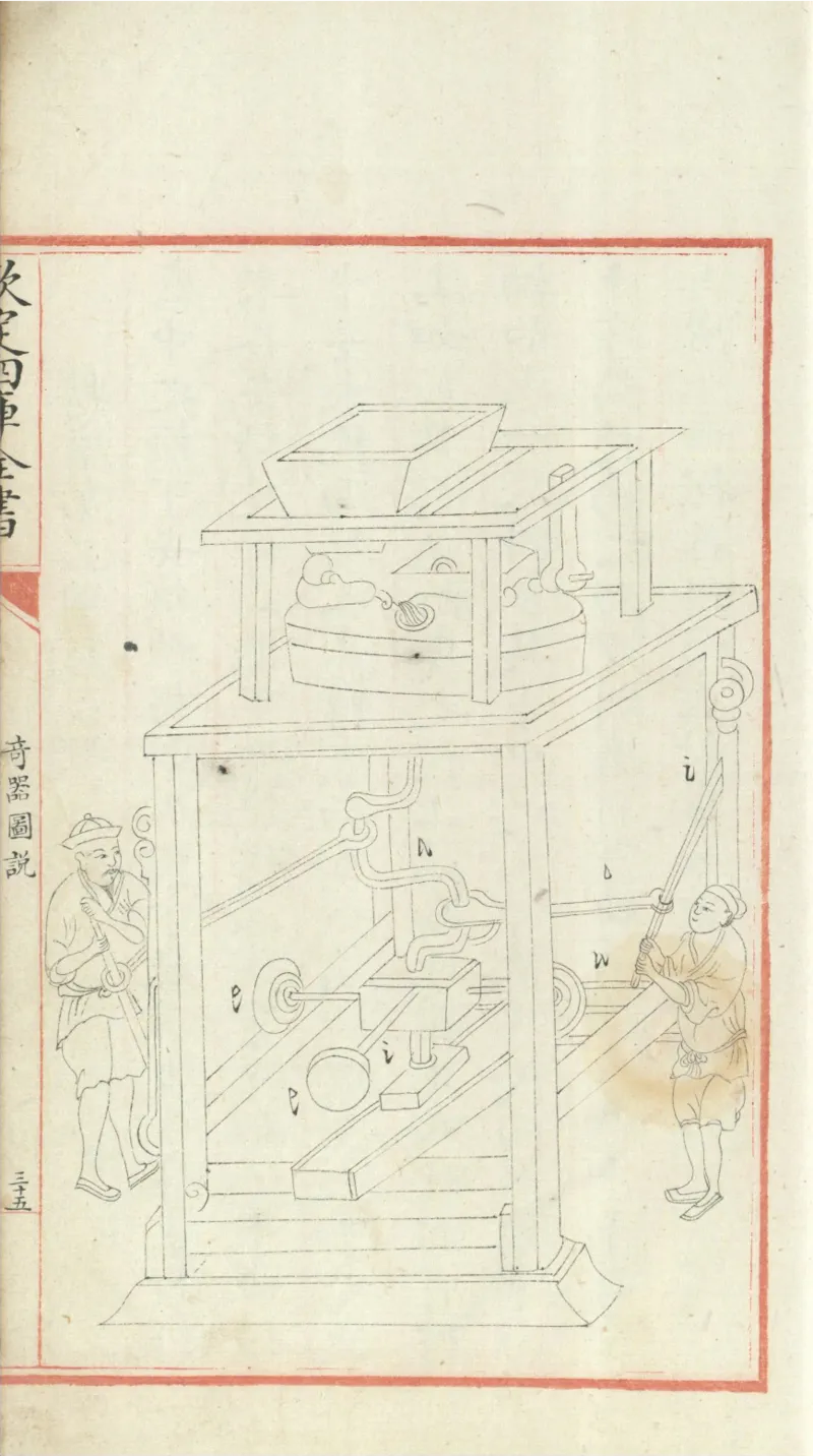 钦定四库全书.零本.子部.奇器图说.卷三.清乾隆时期文渊阁抄本_绝版书_天涯系列_t涯_绝版古籍电子书合集（13大类）_古代生活类