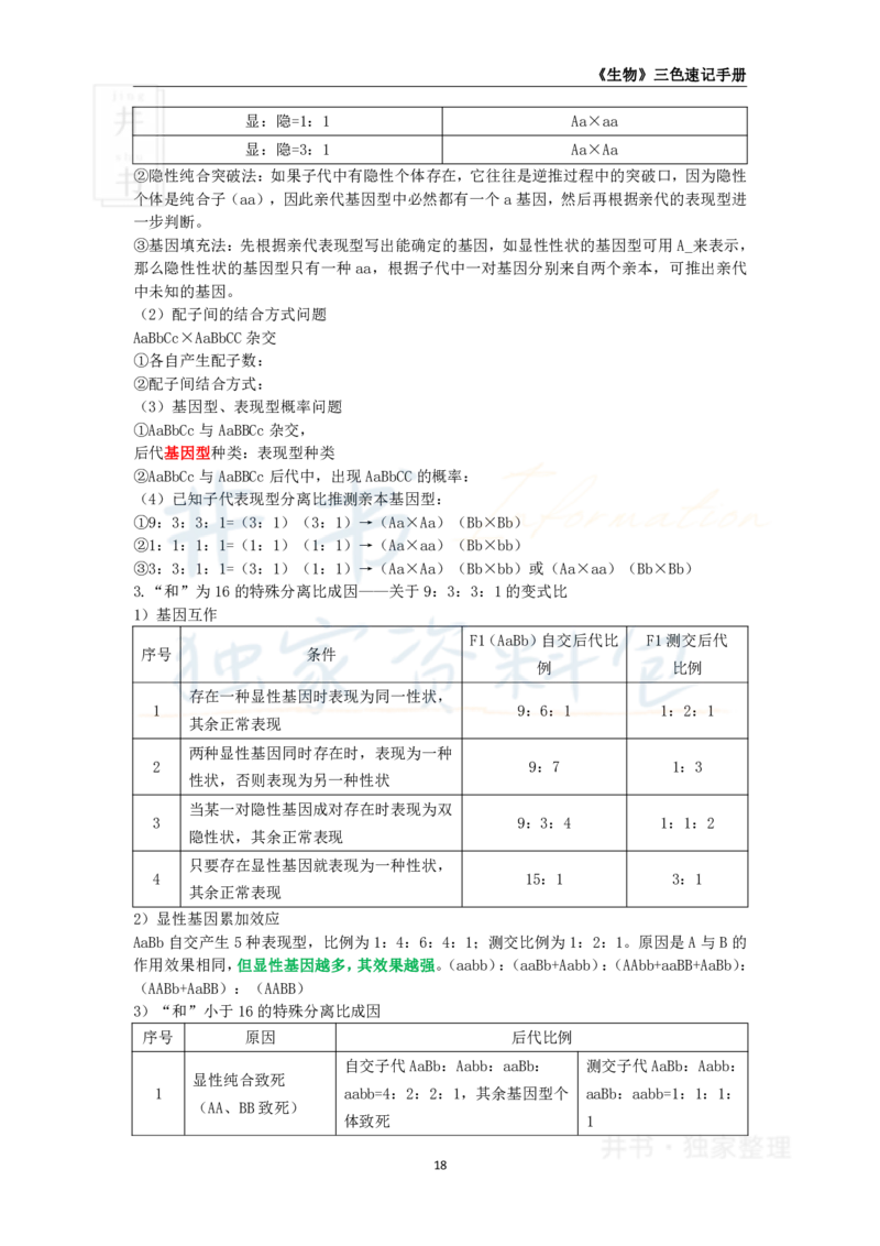 初中生物王炸秘籍3_教资_初高中2026教资_25下教师资格证_科三初中各科资料汇总_初中生物王炸秘籍