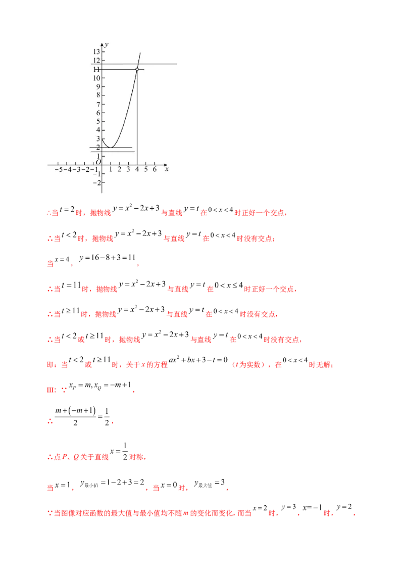 专题13二次函数的综合题（解析版）_2数学总复习_2025中考复习资料_（2025年中考复习全国通用）2024年中考数学真题专题分类精选汇编