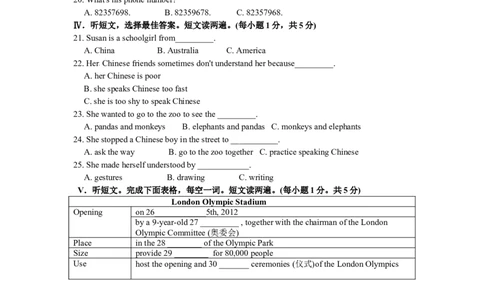 2012年福建省福州市中考英语试题及答案_中考真题_3.英语中考真题2015-2024年_地区卷_福建省_福州中考英语08-21