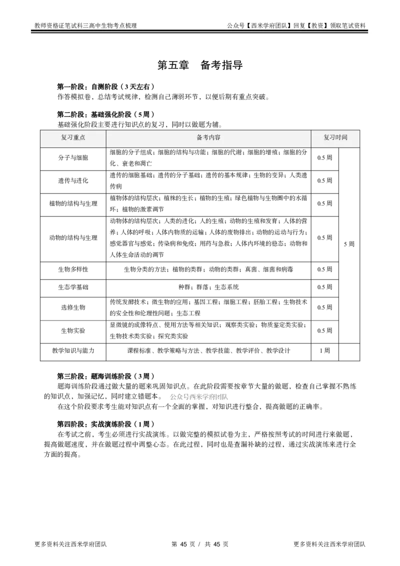 高中生物-考点梳理1_教资_25下资料合集二_25下最新科三知识点汇编+思维导图-高中_09.生物_04.考点梳理