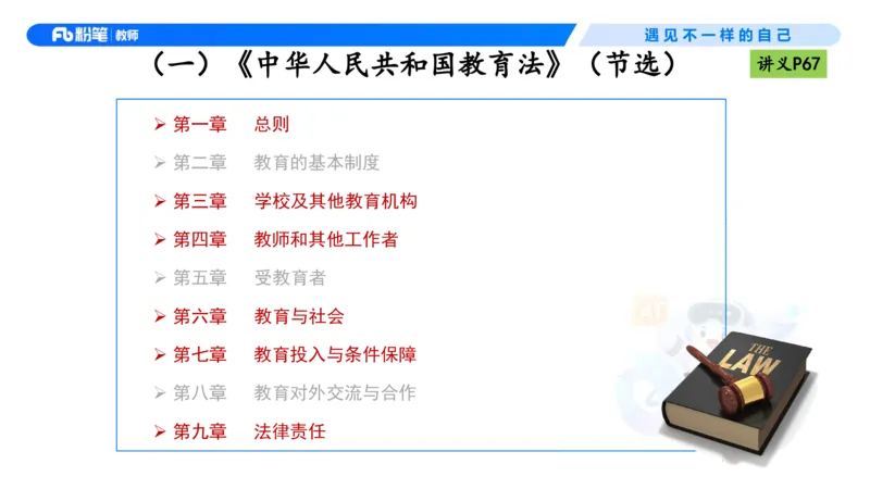 理论精讲05-法律法规1-包展羽(1)_教资_F家2026上教资笔试系统班_26上FB小学教资笔试（更新中）_26上小学-综合素质（更新中）_01、理论精讲_讲义