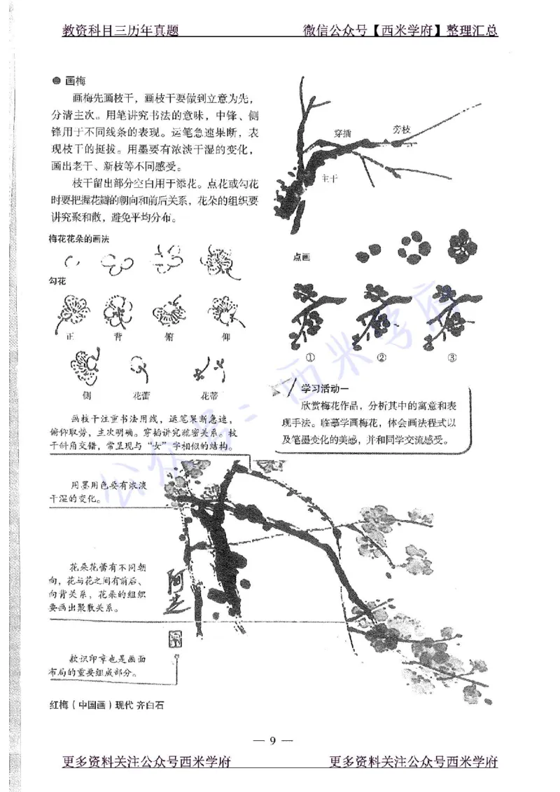 15年下-初中美术-真题及答案解析_4-教培资料-26年最新资料-同步更新_初中高中教资_03科三专项（进去保存报考的学科即可）_01科目三FB网课、三色速记手册、知识点导图等推荐