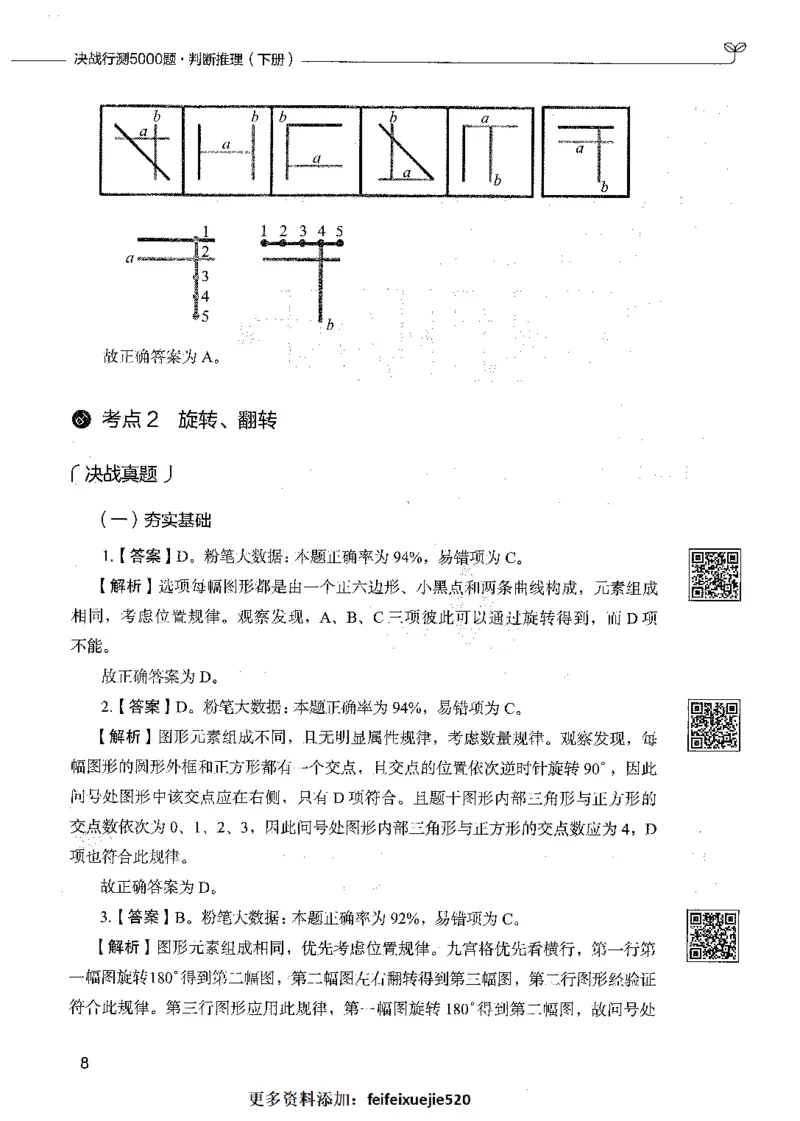 06判断推理（答案）_26吉林考备考资料包_11省考刷题包_04决战行测5000题_行测5000题2021年7月版次