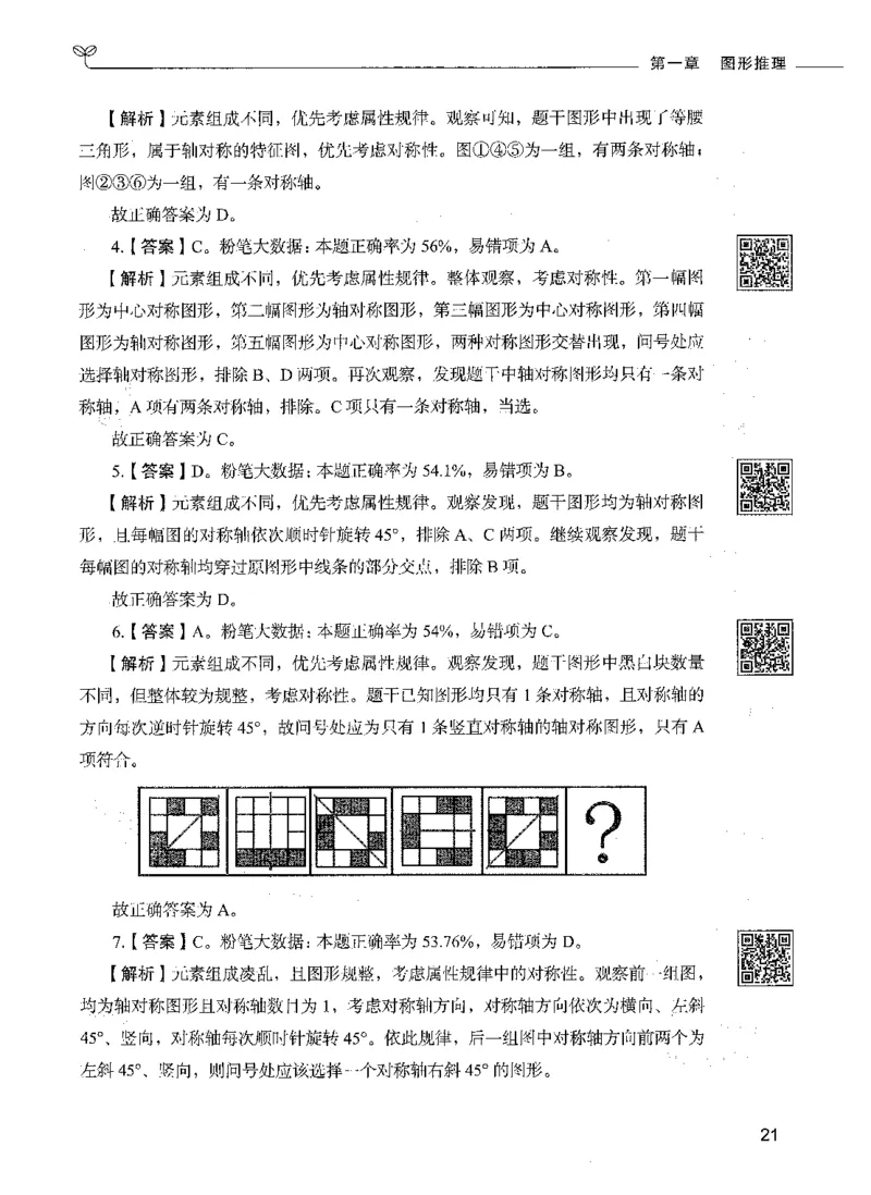 06判断推理（答案）_26吉林考备考资料包_11省考刷题包_04决战行测5000题_行测5000题2021年7月版次