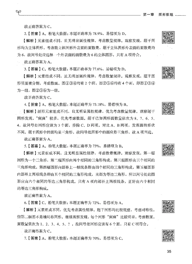 06判断推理（答案）_26吉林考备考资料包_11省考刷题包_04决战行测5000题_行测5000题2021年7月版次