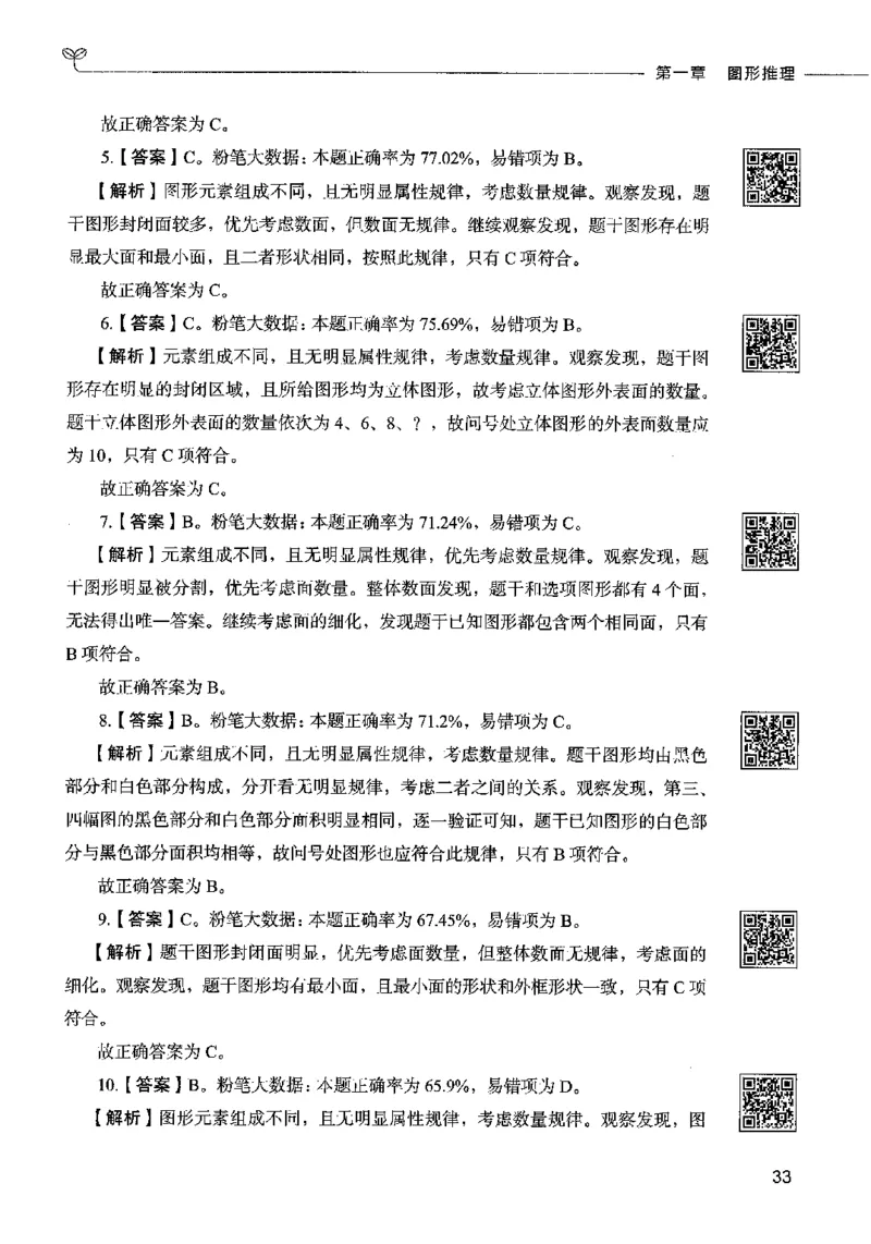 06判断推理（答案）2023年5月版_26吉林考备考资料包_11省考刷题包_04决战行测5000题_行测5000题2023年5月版次