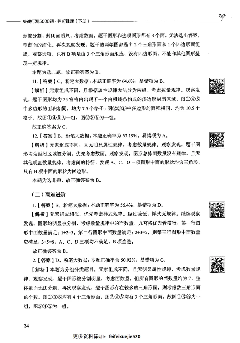 06判断推理（答案）2023年5月版_26吉林考备考资料包_11省考刷题包_04决战行测5000题_行测5000题2023年5月版次
