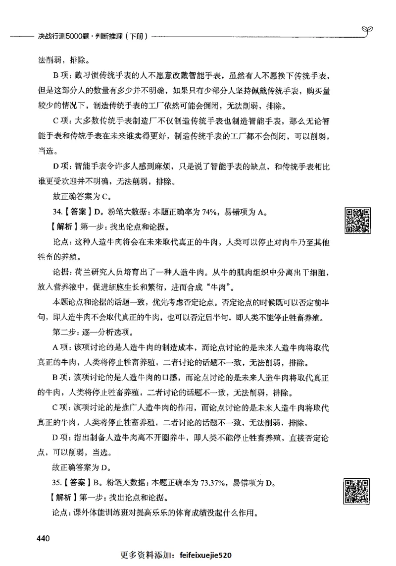 06判断推理（答案）2023年5月版_26吉林考备考资料包_11省考刷题包_04决战行测5000题_行测5000题2023年5月版次