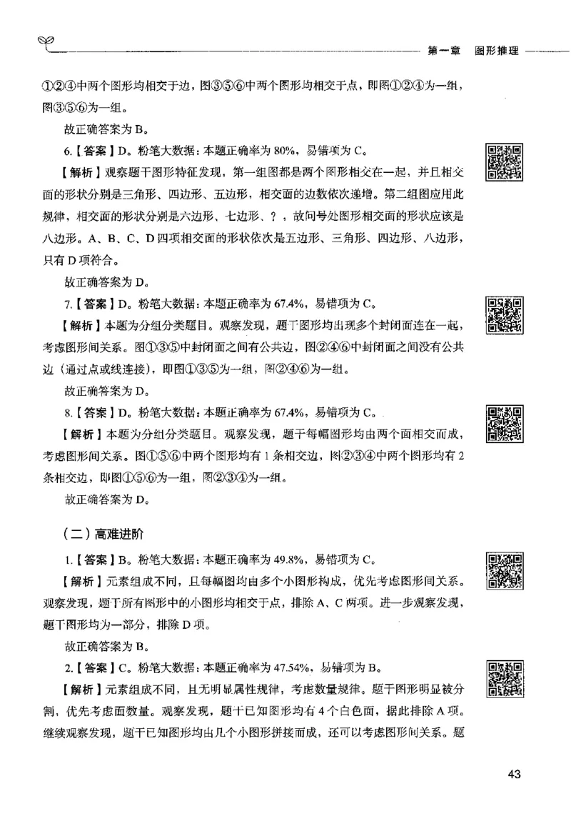 06判断推理（答案）2023年5月版_26吉林考备考资料包_11省考刷题包_04决战行测5000题_行测5000题2023年5月版次