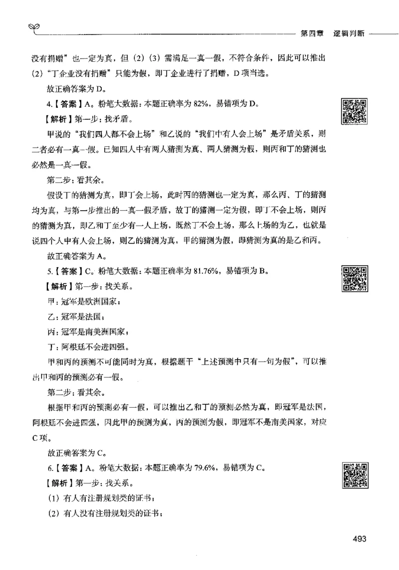 06判断推理（答案）2023年5月版_26吉林考备考资料包_11省考刷题包_04决战行测5000题_行测5000题2023年5月版次