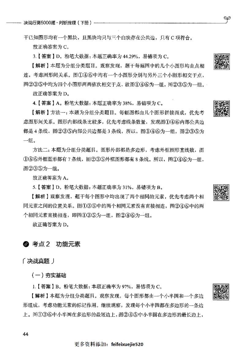 06判断推理（答案）2023年5月版_26吉林考备考资料包_11省考刷题包_04决战行测5000题_行测5000题2023年5月版次