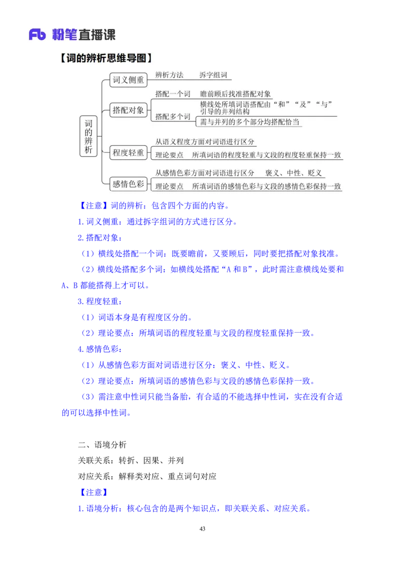 2024.03.22+方法精讲-言语5+明蕾（讲义+笔记）（笔试系统班图书大礼包：2025国考2期）_2026考公资料_（10）粉笔_2025粉笔国考省考980（课＋笔记）_粉笔980（25多省）_3.名师理论录播课_言语理解