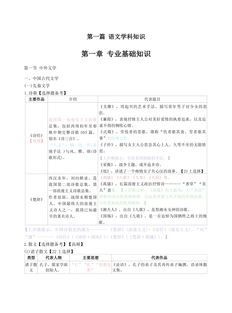 高中语文-学霸笔记42页(1)_教资_初高中2026教资_26上资料（持续更新）_高中科三_高中科目三资料包合集②_高中语文