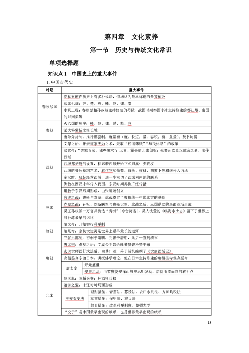 幼儿园综合素质考前必备知识点清单_教资_教资笔试高频考点清单（科一+科二）