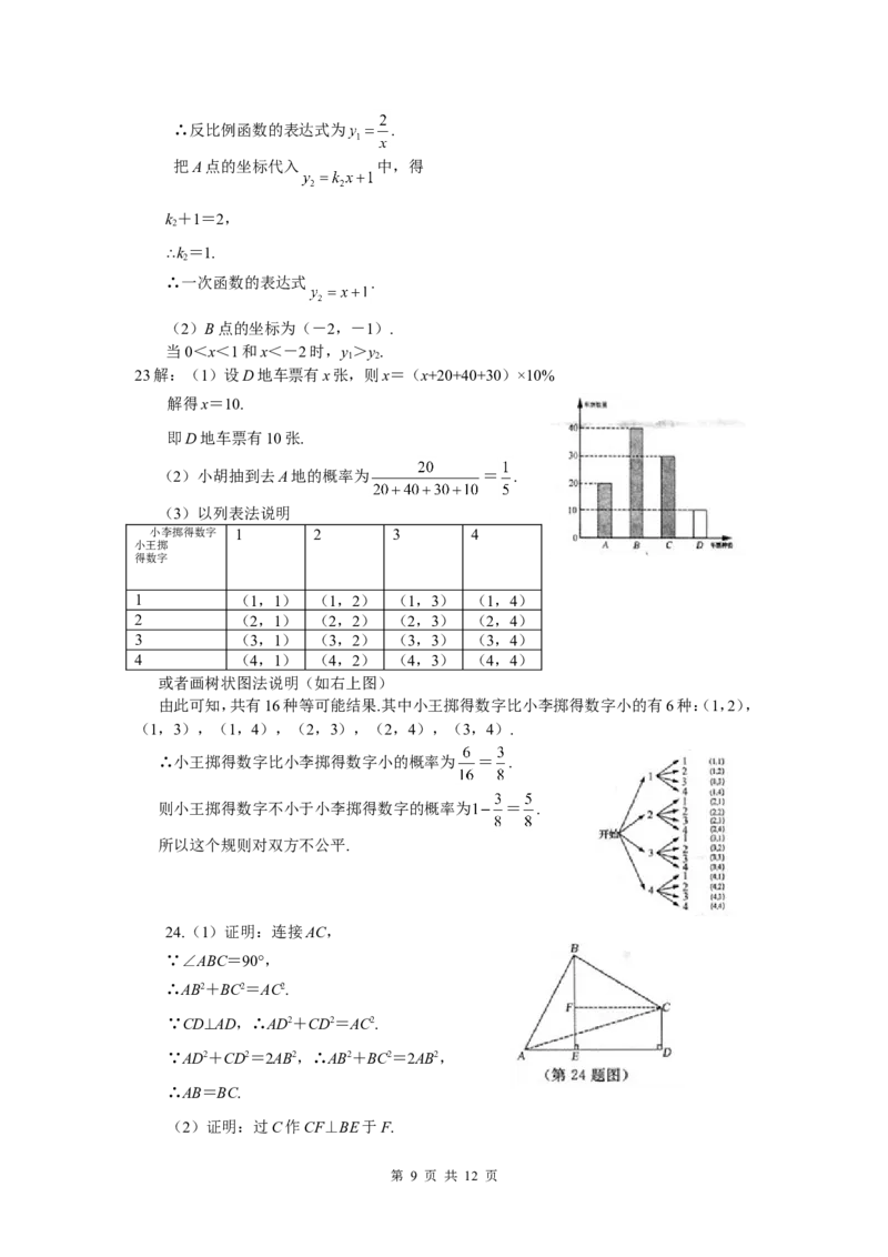 2011山东烟台中考数学(word-含答案)_中考真题_2.数学中考真题2015-2024年_地区卷_山东省_烟台中考数学08-22