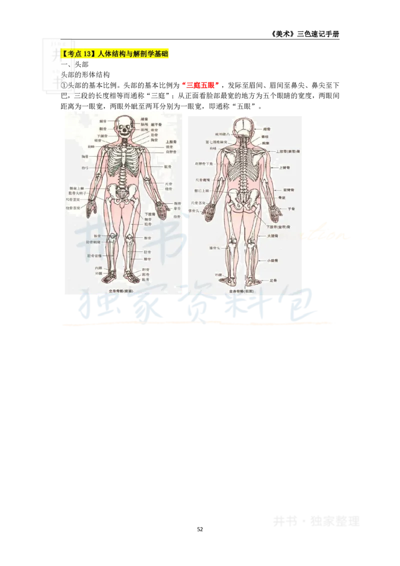 井书&middot;独家资料包教师资格《（高中）美术》三色速记手册（独家整理）_教资_初高中2026教资_25下教师资格证_科三高中各科资料汇总_井书&middot;独家资料包高中各科资料汇总