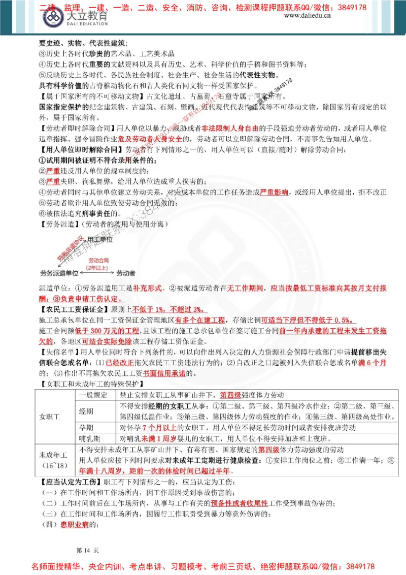 2025年一建法规点睛资料_1_2026年一级建造师_2026年一建法规_2025年一建法规SVIP_05-考前密训✿央企特训✿机构普押_44-法规《考前点睛资料》DL推荐