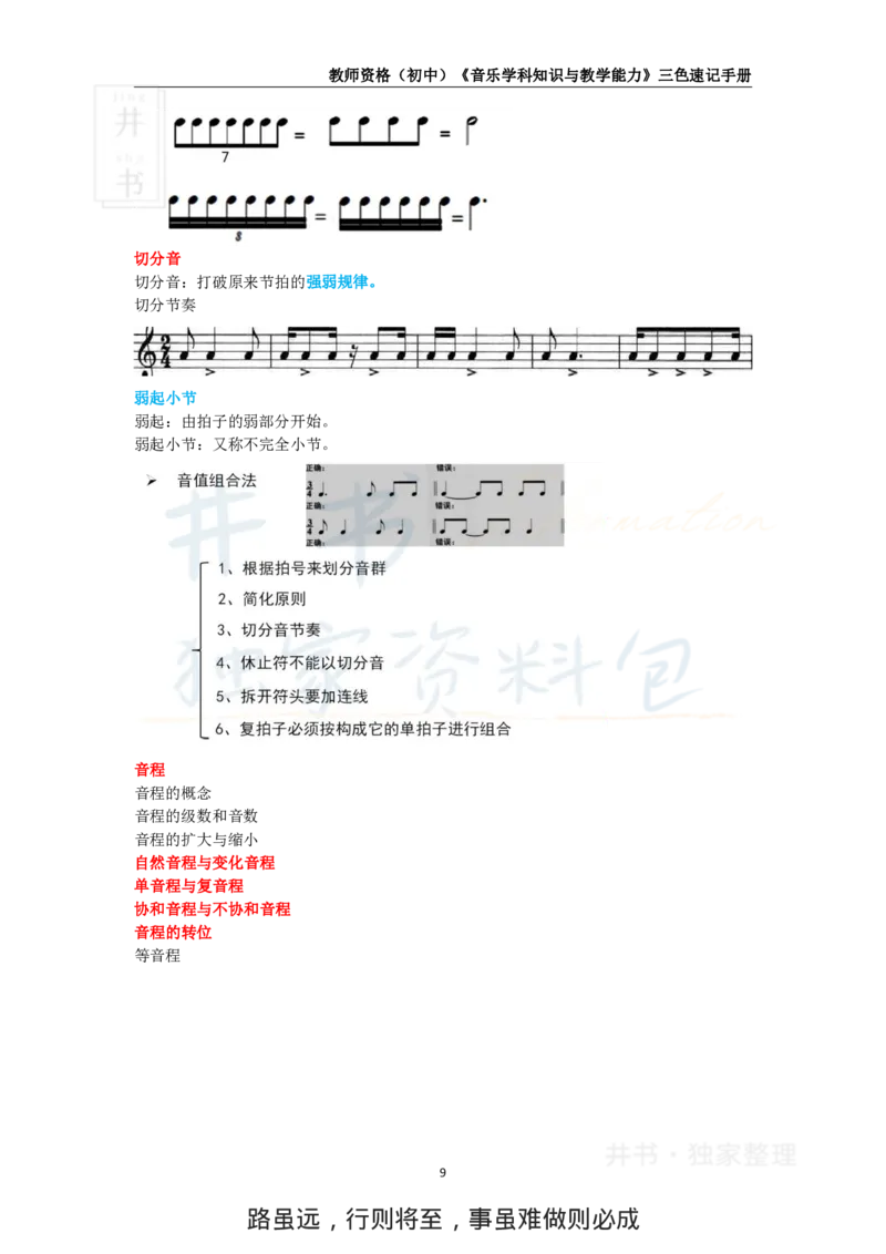 初中音乐王炸秘籍1_教资_初高中2026教资_25下教师资格证_科三初中各科资料汇总_初中音乐王炸秘籍