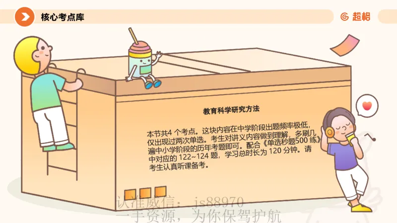 教育研究方法_教资_大圣26上蒙题技巧通用网课（中小幼）_CG26上教资笔试小学_0226上小学-教育知识与能力（更新中）_01单选核心考点库+单选秒题500练_讲义