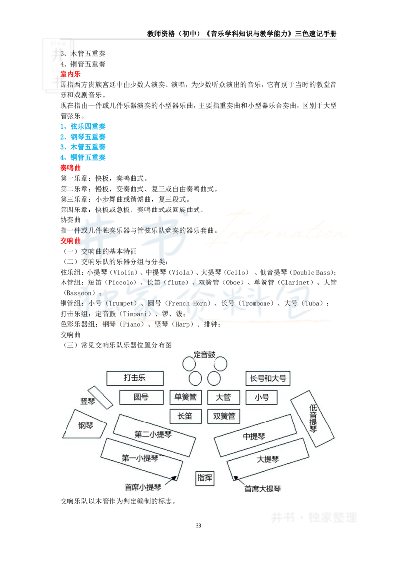 初中音乐王炸秘籍4_教资_初高中2026教资_25下教师资格证_科三初中各科资料汇总_初中音乐王炸秘籍