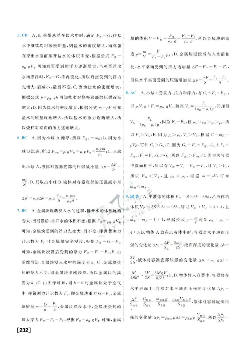 2025《一飞冲天-中考专项》物理答案_《一飞冲天-中考专项》2026版_一飞冲天-中考专项（2025版）