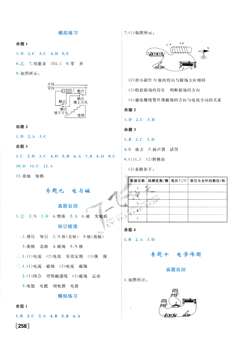2025《一飞冲天-中考专项》物理答案_《一飞冲天-中考专项》2026版_一飞冲天-中考专项（2025版）