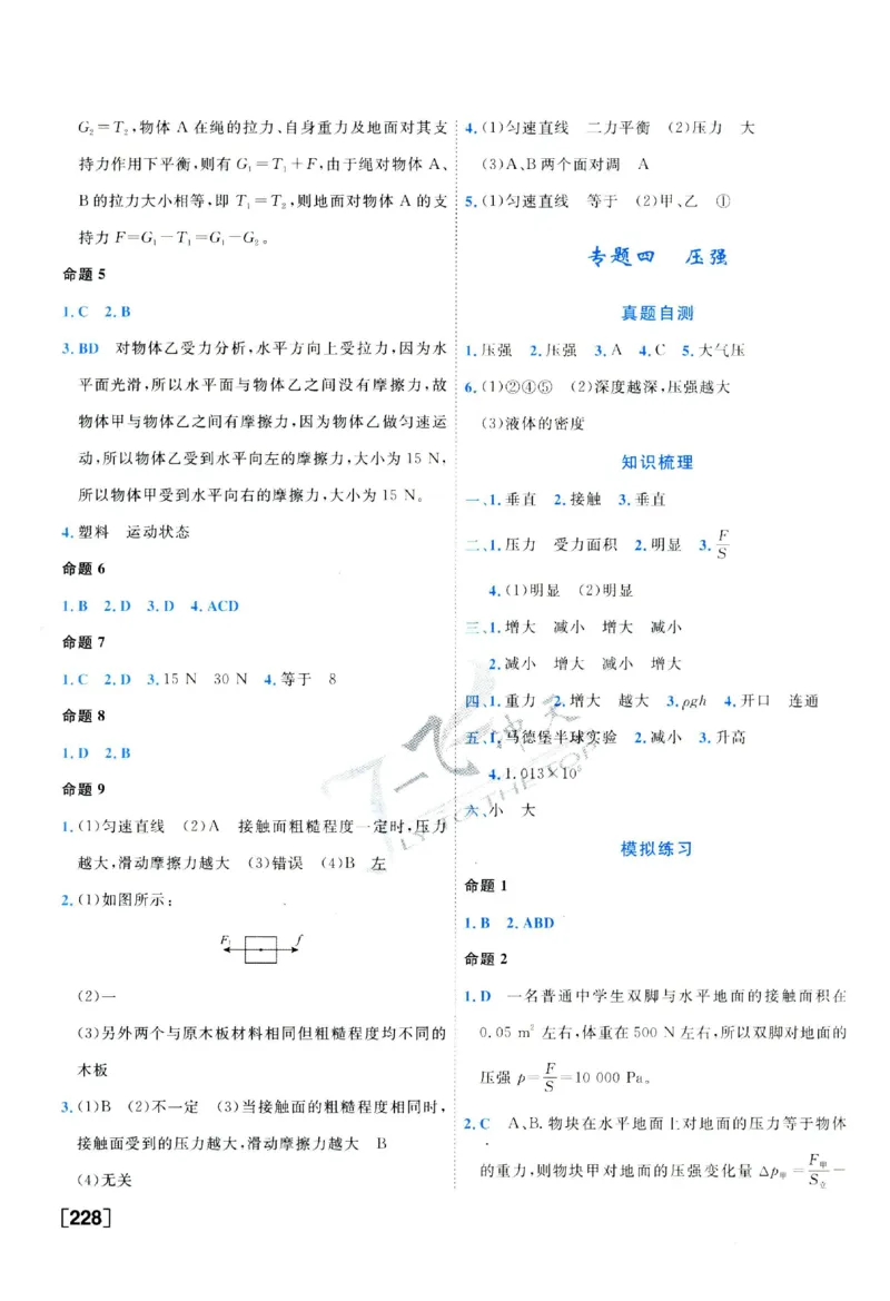 2025《一飞冲天-中考专项》物理答案_《一飞冲天-中考专项》2026版_一飞冲天-中考专项（2025版）
