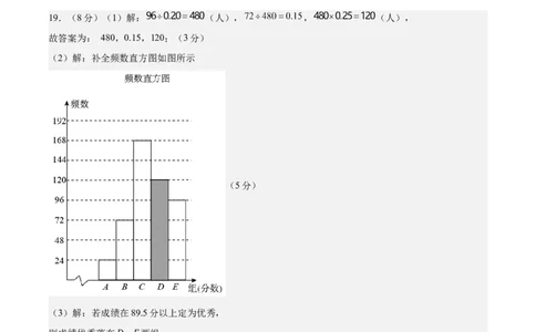 数学（参考答案及评分标准）_2数学总复习_赠送：2024中考模拟题数学_押题预测_2024年中考押题预测卷（武汉卷）-数学（含考试版、全解全析、参考答案、答题卡）