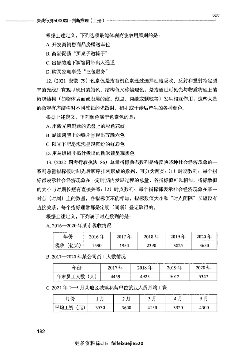 05判断推理（题本）2023年5月版_26吉林考备考资料包_11省考刷题包_04决战行测5000题_行测5000题2023年5月版次